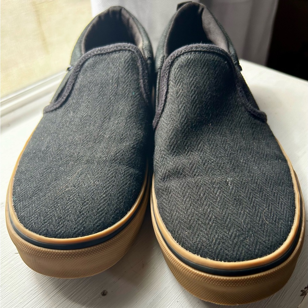 Vans Youth/Mens US 6.5 Black Slip-On Sneaker